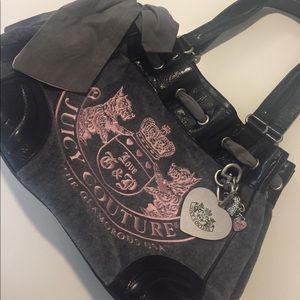 Juicy Couture Daydreamer Grey Pink Tote Bag